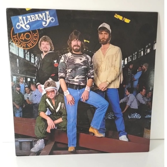 Other - VTG 40 Hour Week Vinyl LP by Alabama RCA Records AHL1 5339  USA Used‎ 1983 Clean